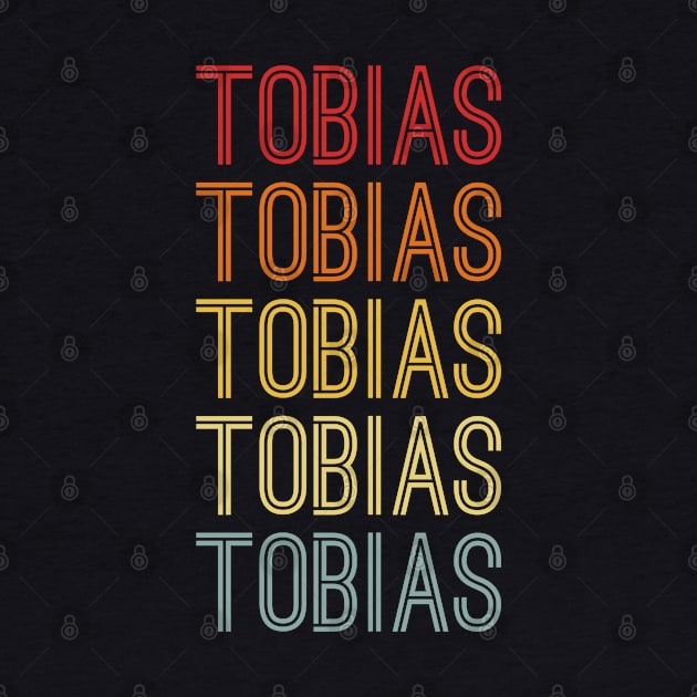 Tobias Name Vintage Retro Pattern by CoolDesignsDz